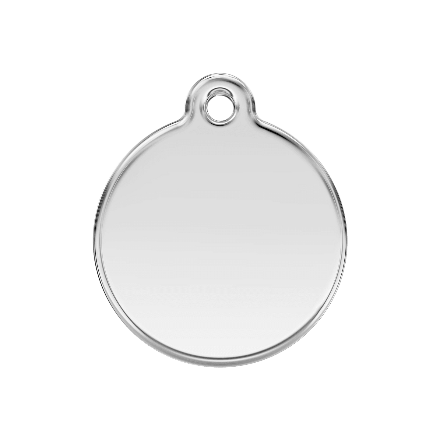Red Dingo Stainless Steel Engraved Dog Tag Angel Wings Pink
