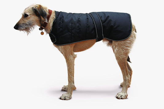 Danish Design Black Harness Waterproof Dog Coat