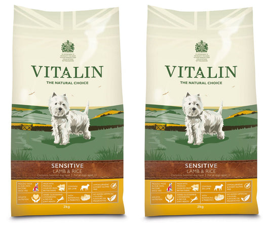 Vitalin Natural Sensitive Lamb & Rice Dog Food