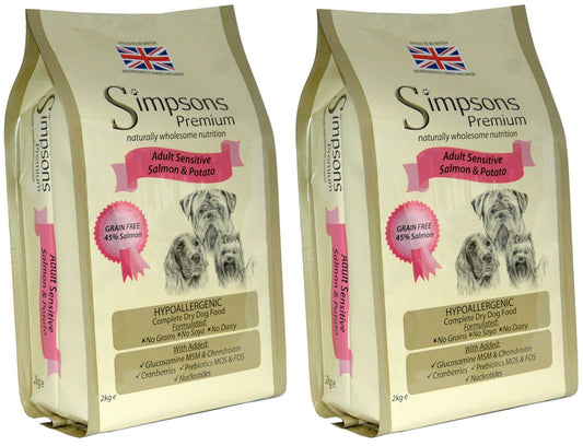 Simpsons Premium Adult Sensitive Salmon & Potato Dry Dog Food