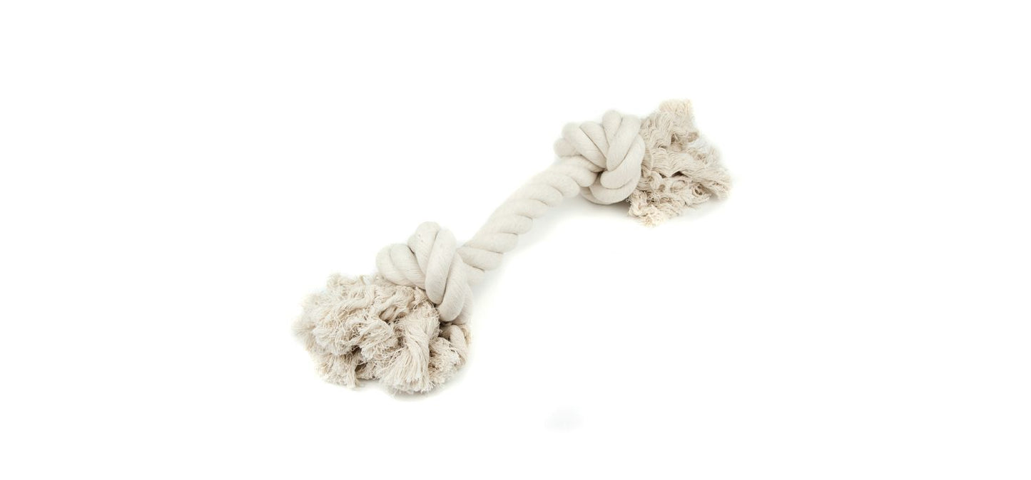 Great&Small Cotton Rope Bone 2 Knots