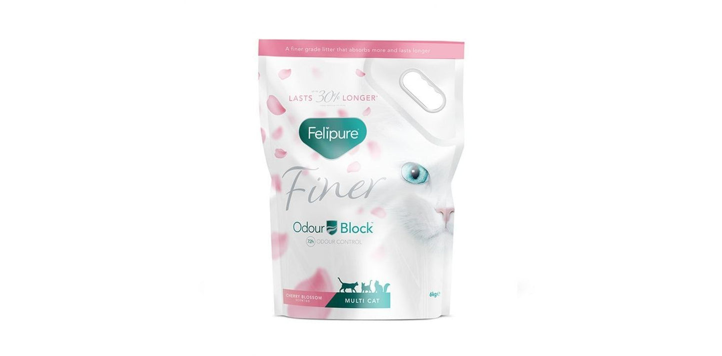 Felipure Finer Multi Cat Cherry Blossom Scented Clumping Litter