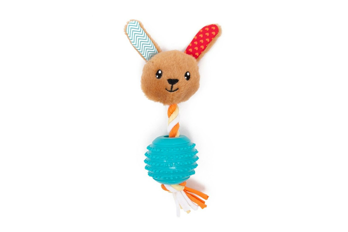 Great&Small Little&Lively Soft Rabbit Face With Rope & TPR Ball