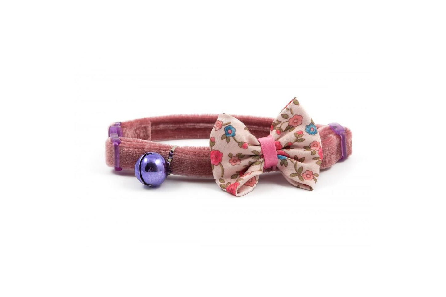 Ancol Collar Cat Vintage Pink Bow 20 - 30cm