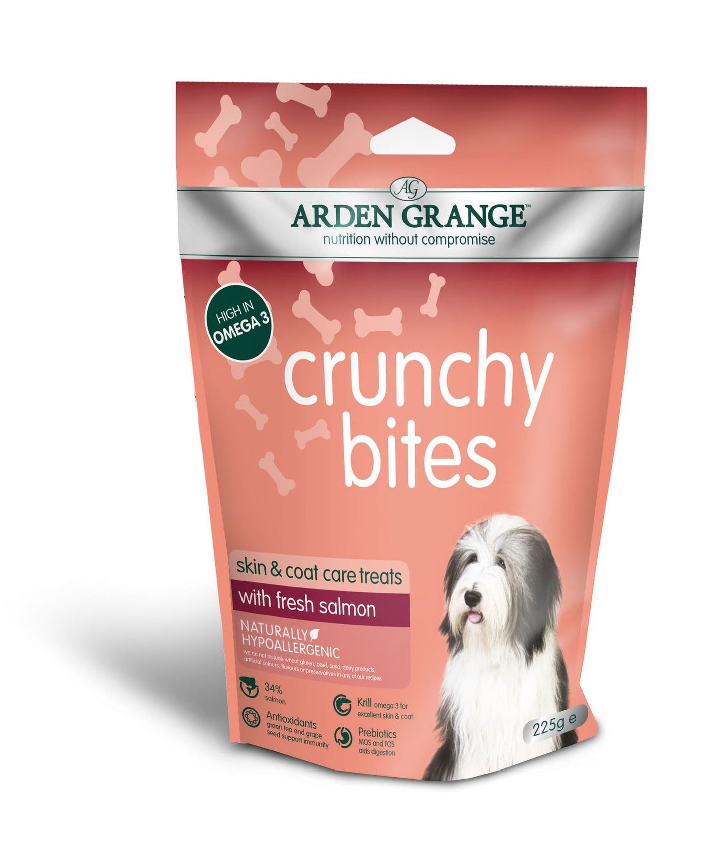 Arden Grange Crunchy Bites Salmon 225g