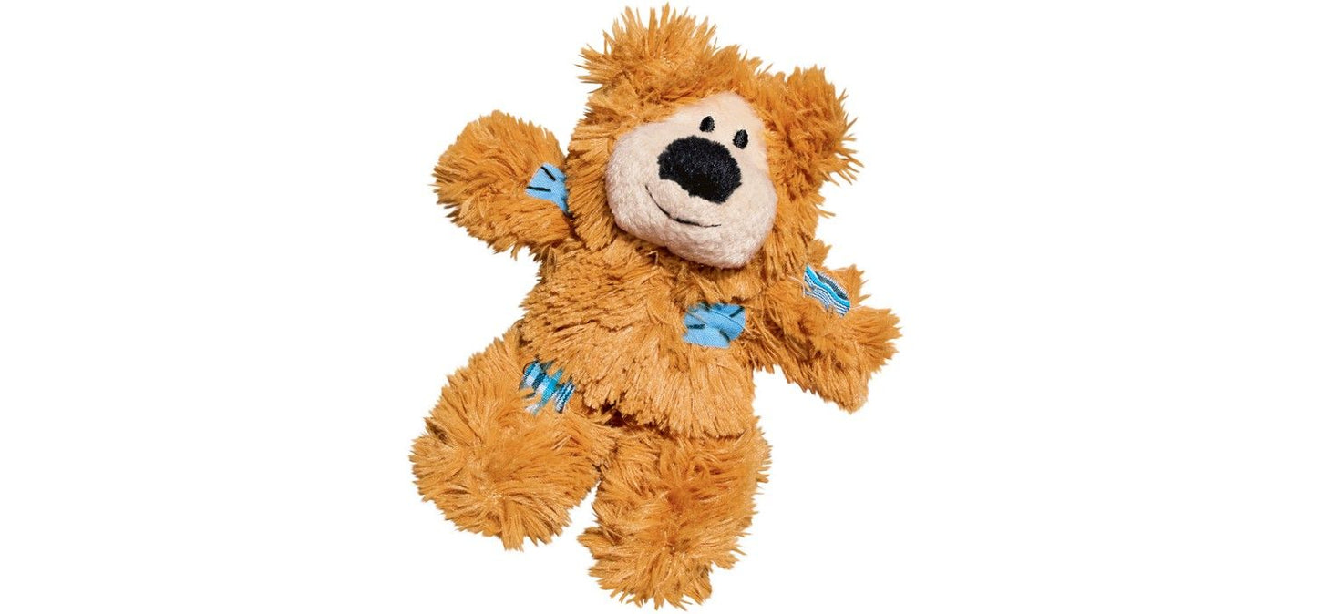 KONG Cat Softies Patchwork Teddy Bear