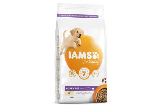 Iams Vitality Puppy Large Dog Food With Fresh Chicken 2kg