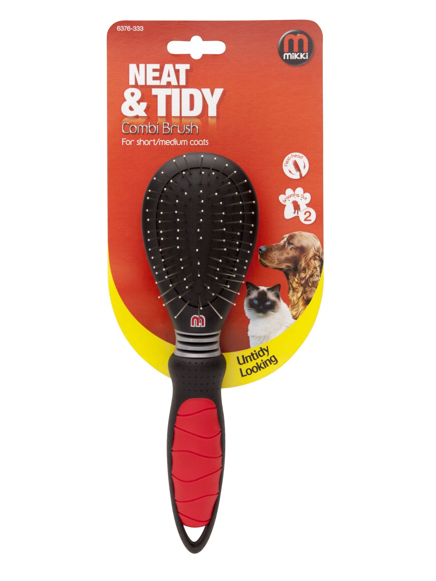 Mikki Easy Grooming Combi Brush Large