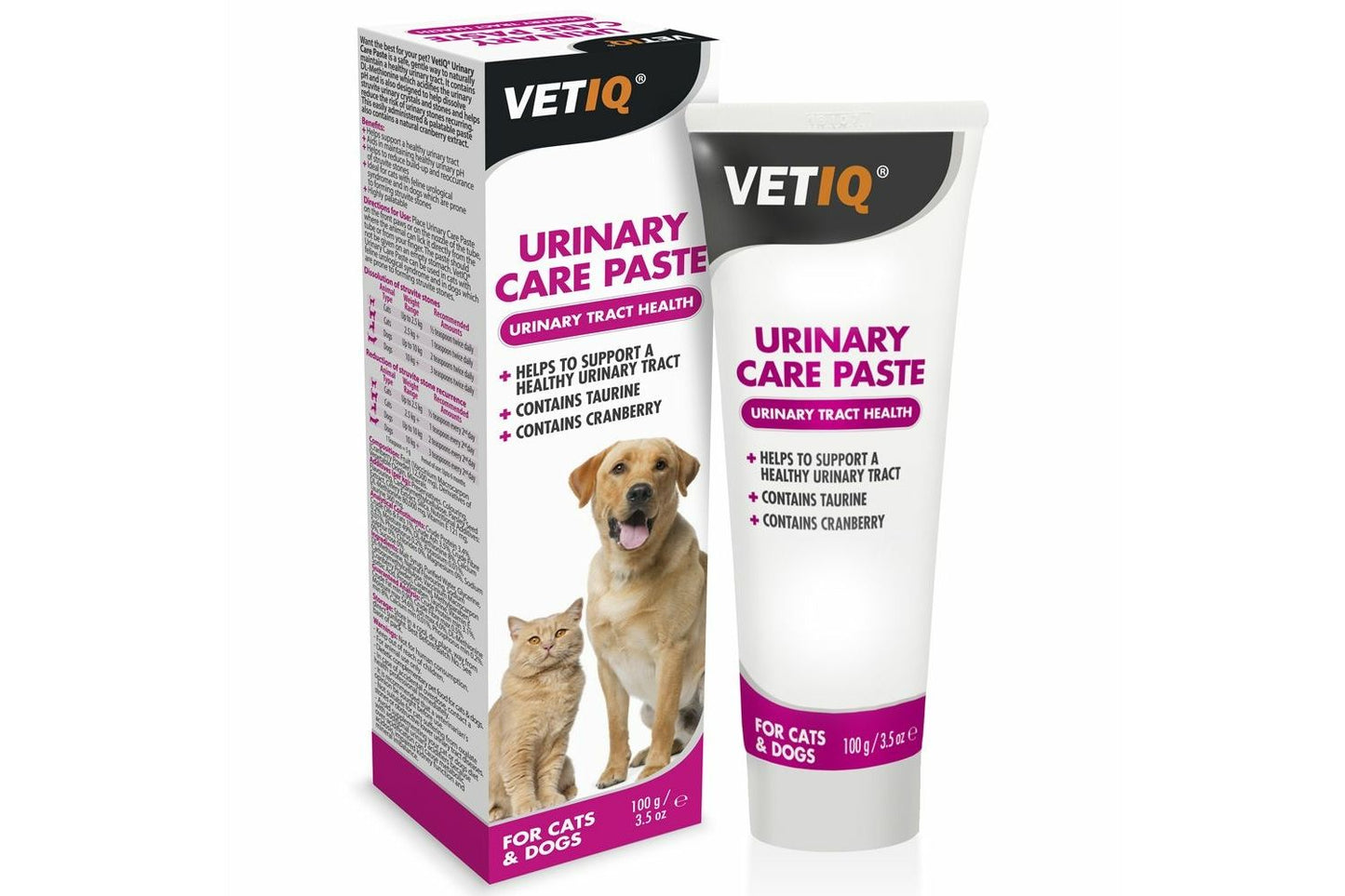 VETIQ Urinary Care Paste For Cats And Dogs 70g