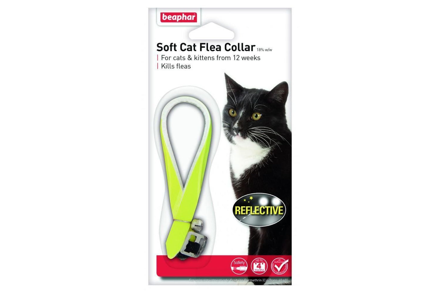 Beaphar Cat Flea Collar Reflective 30cm