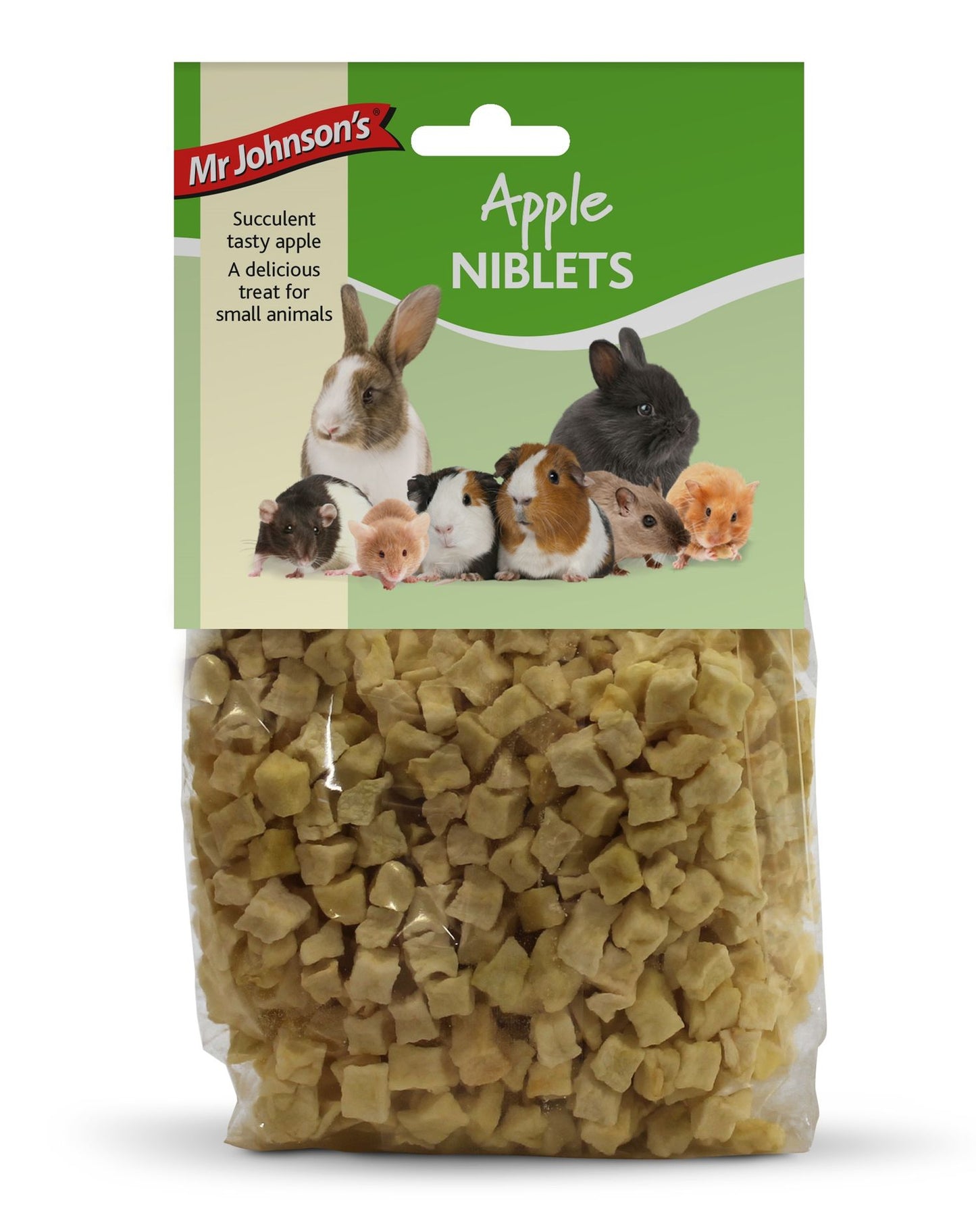 6 X 70g Mr Johnson's Small Animal Treat Apple Niblets