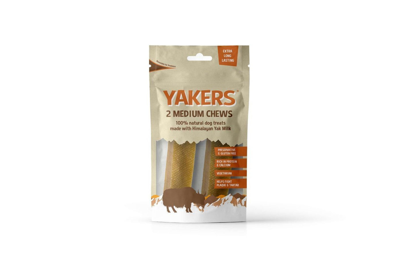 Yakers Medium Dog Chew (2 Pack)