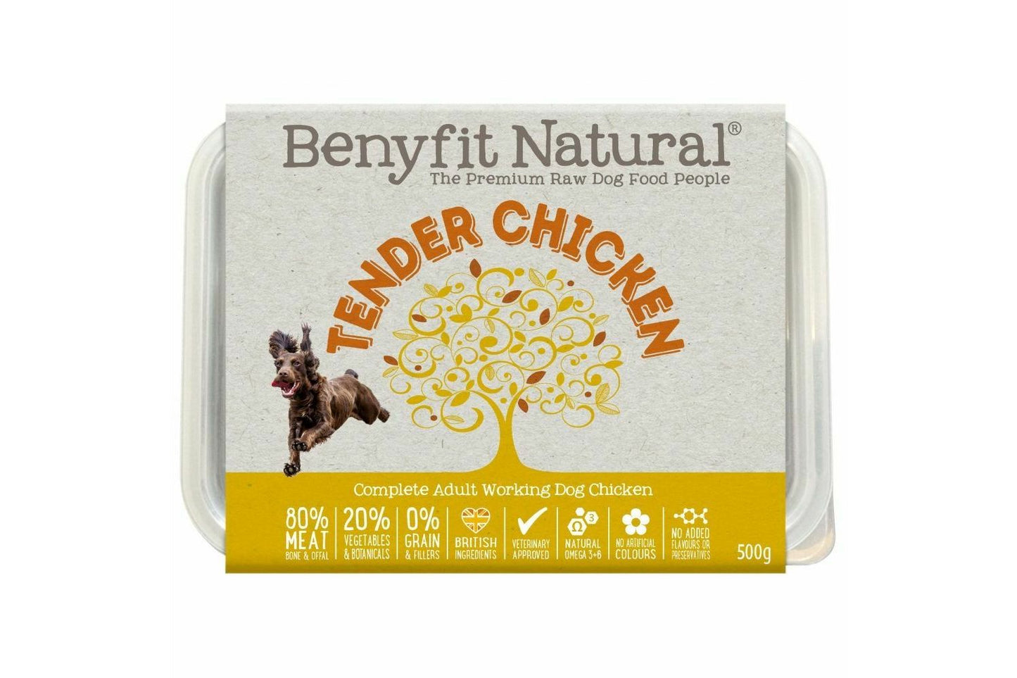 Benyfit Natural Tender Chicken Dog Food 500g