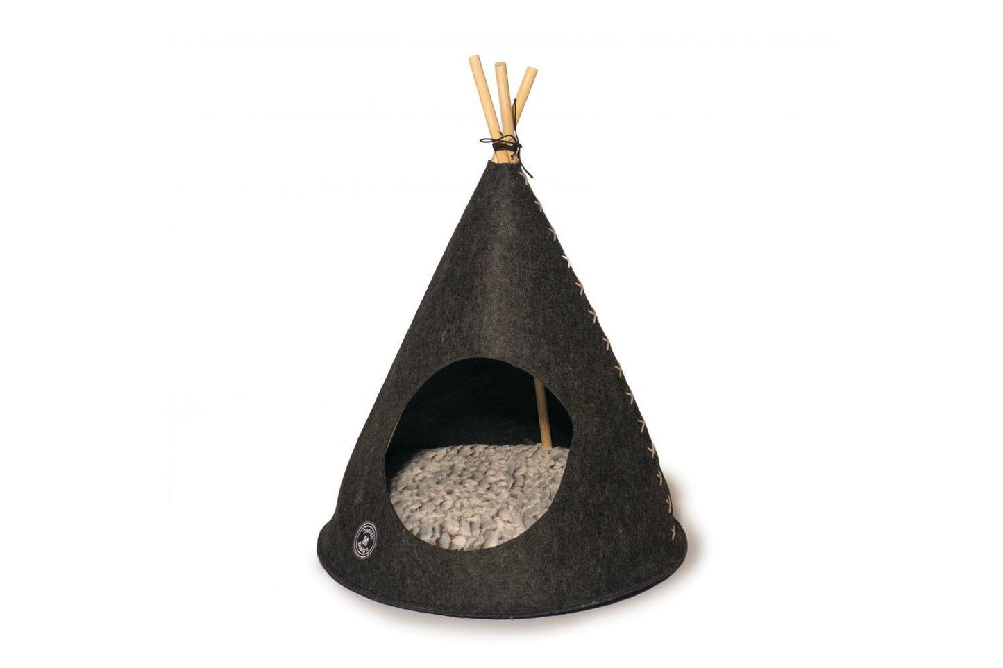 Danish Design Pet Teepee In Grey
