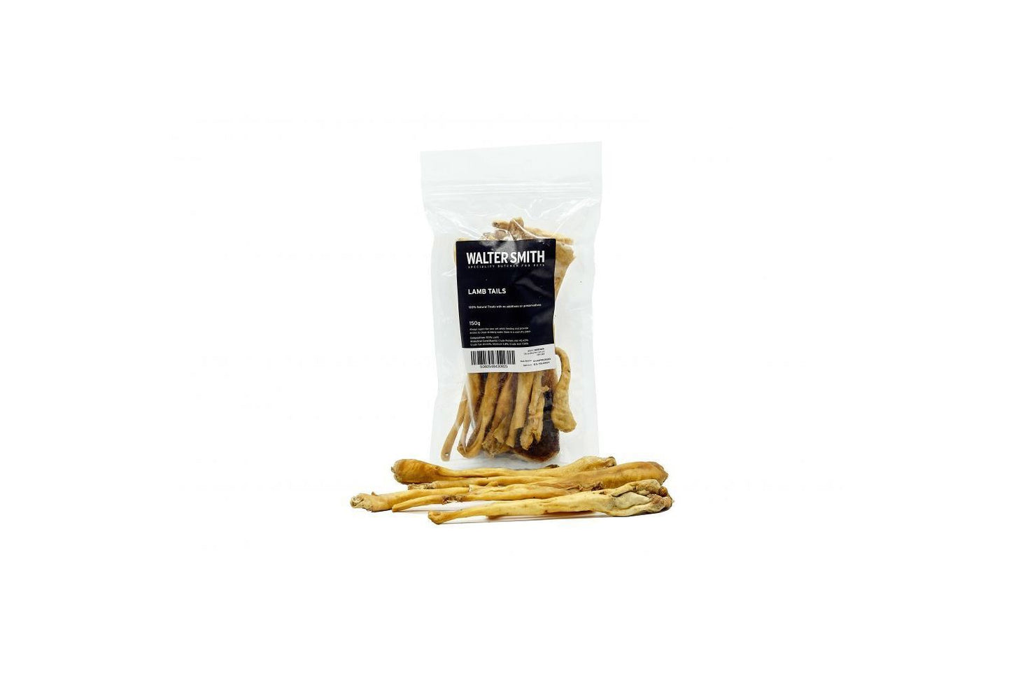 Walter Smith Lamb Tails Dog Treats 150g