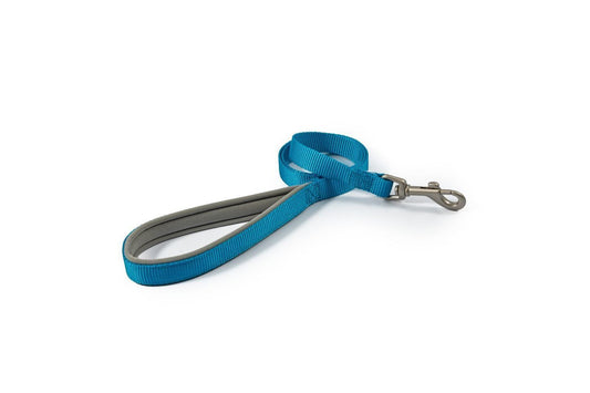Ancol Viva Padded Nylon Dog Lead In Blue