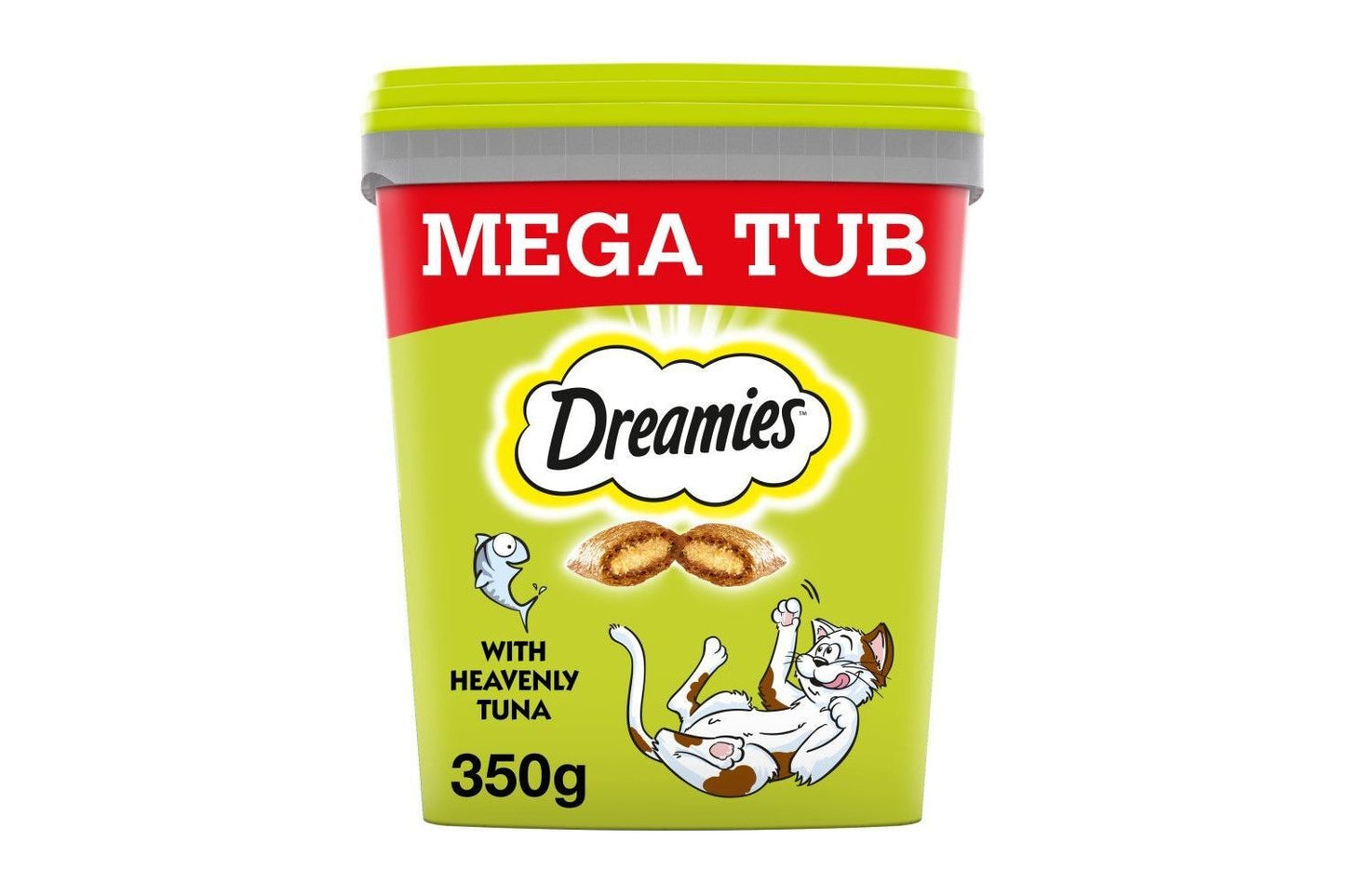 Dreamies Adult 1+ Cat Treats With Tuna Tub 350g