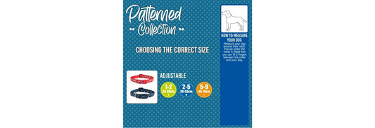 Ancol Vintage Polka Nylon Raspberry & Pink Adjustable Dog Collar