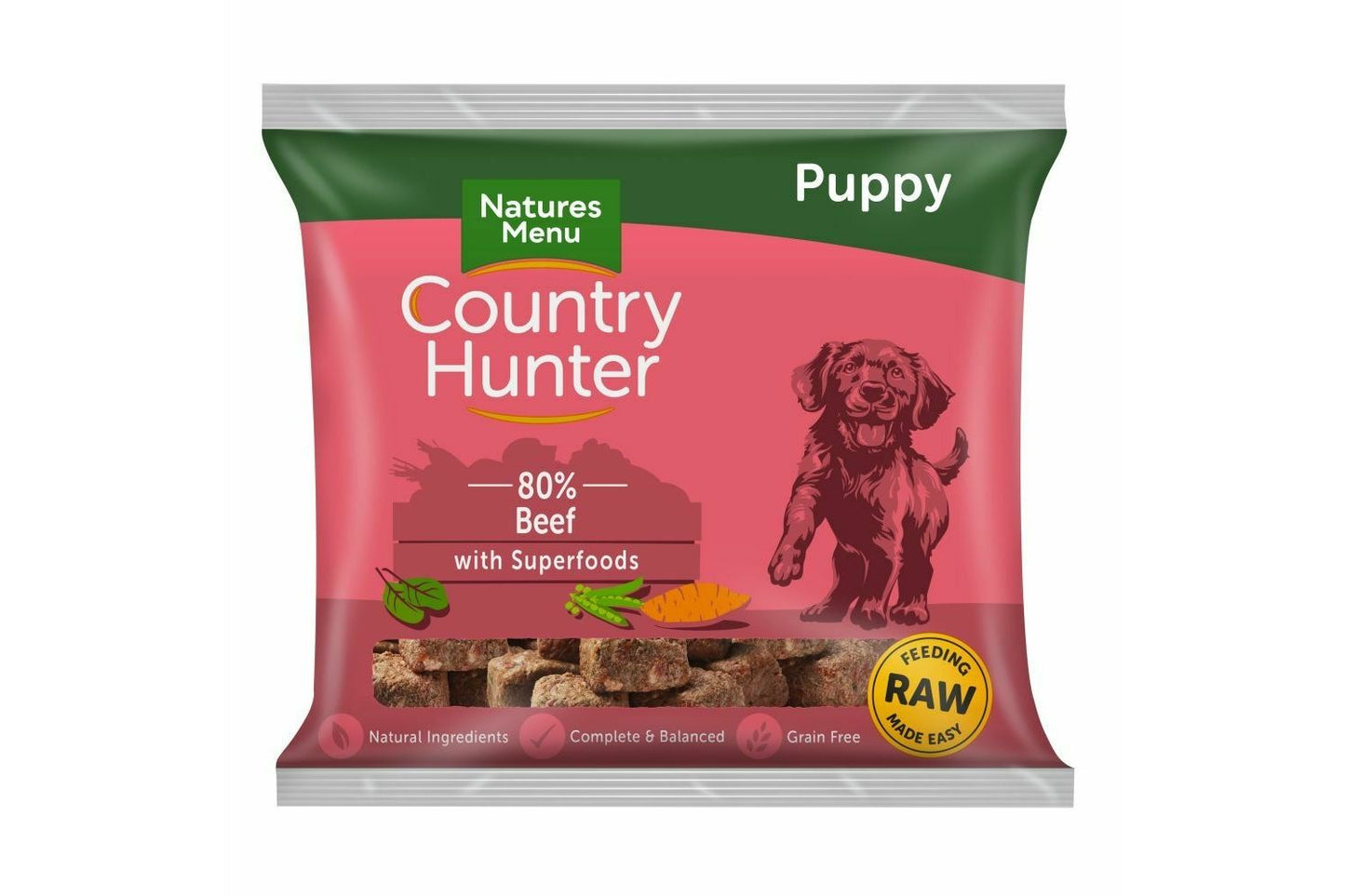 Country Hunter Nuggets Puppy Beef Food 1kg