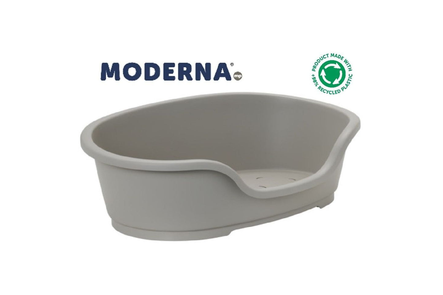 Moderna Plastic Dog Bed Grey