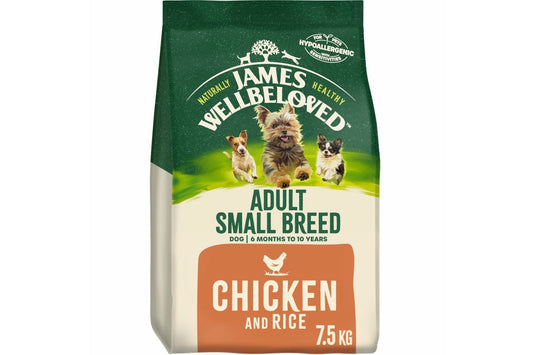 James Wellbeloved Dog Food Adult Small Breed With Chicken And Rice