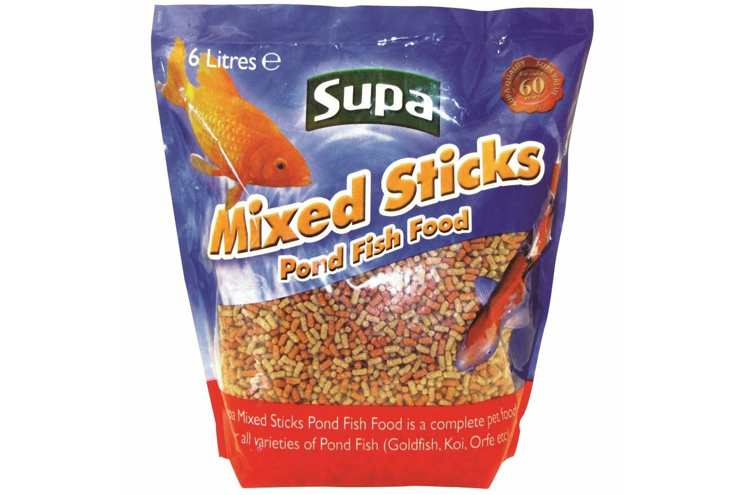 Supa Mixed Pond Sticks 6 Litre