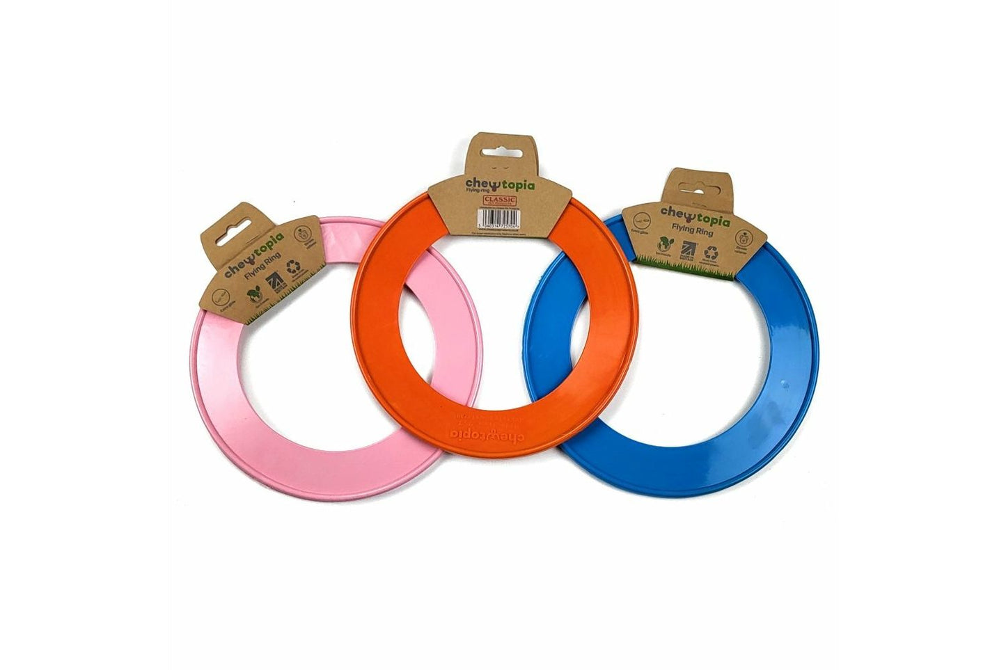 Chewtopia Eco Flying Ring Assorted