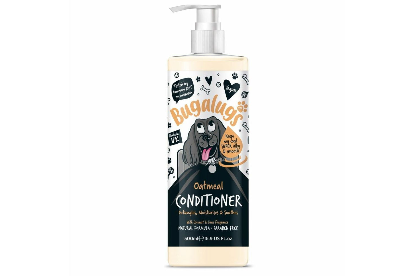 Bugalugs Oatmeal Dog Conditioner 500ml