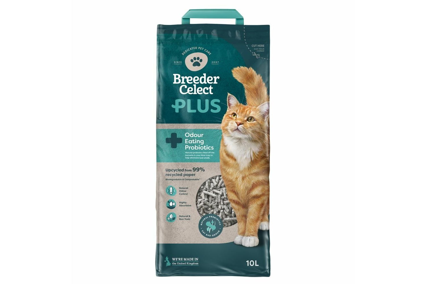 Breeder Celect PLUS Probiotic Paper Cat Litter