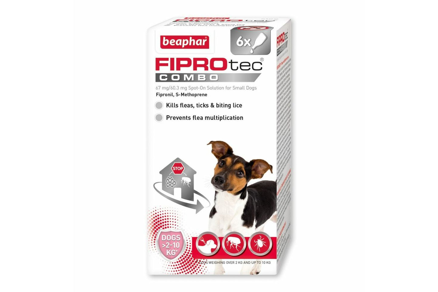 FIPROtec Combo For Small Dog Spot On 6 Pipettes