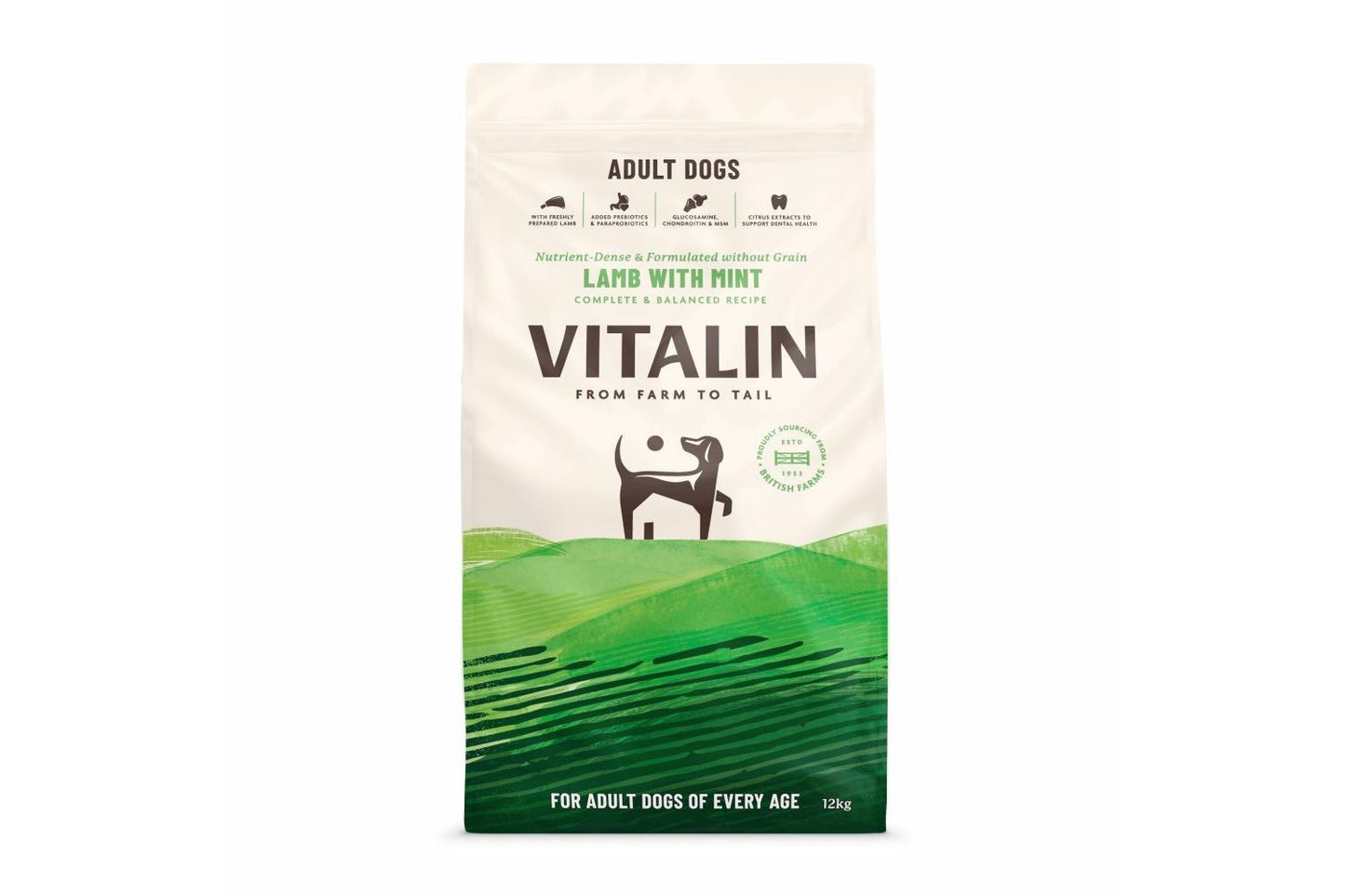 Vitalin Adult Lamb With Mint Dog Food