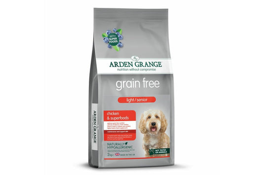 Arden Grange Senior Light Grain Free Chicken Dog Food