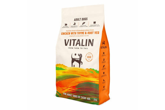 Vitalin Adult Chicken With Thyme & Root Vegetable Dog Food