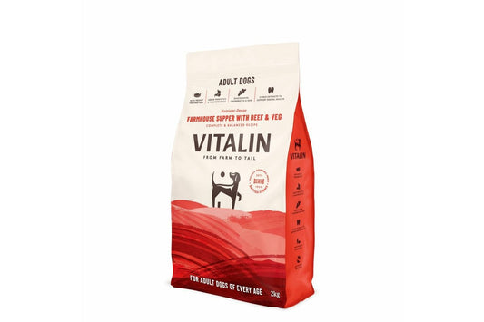 Vitalin Farmhouse Supper With Beef & Vegetable Dog Food