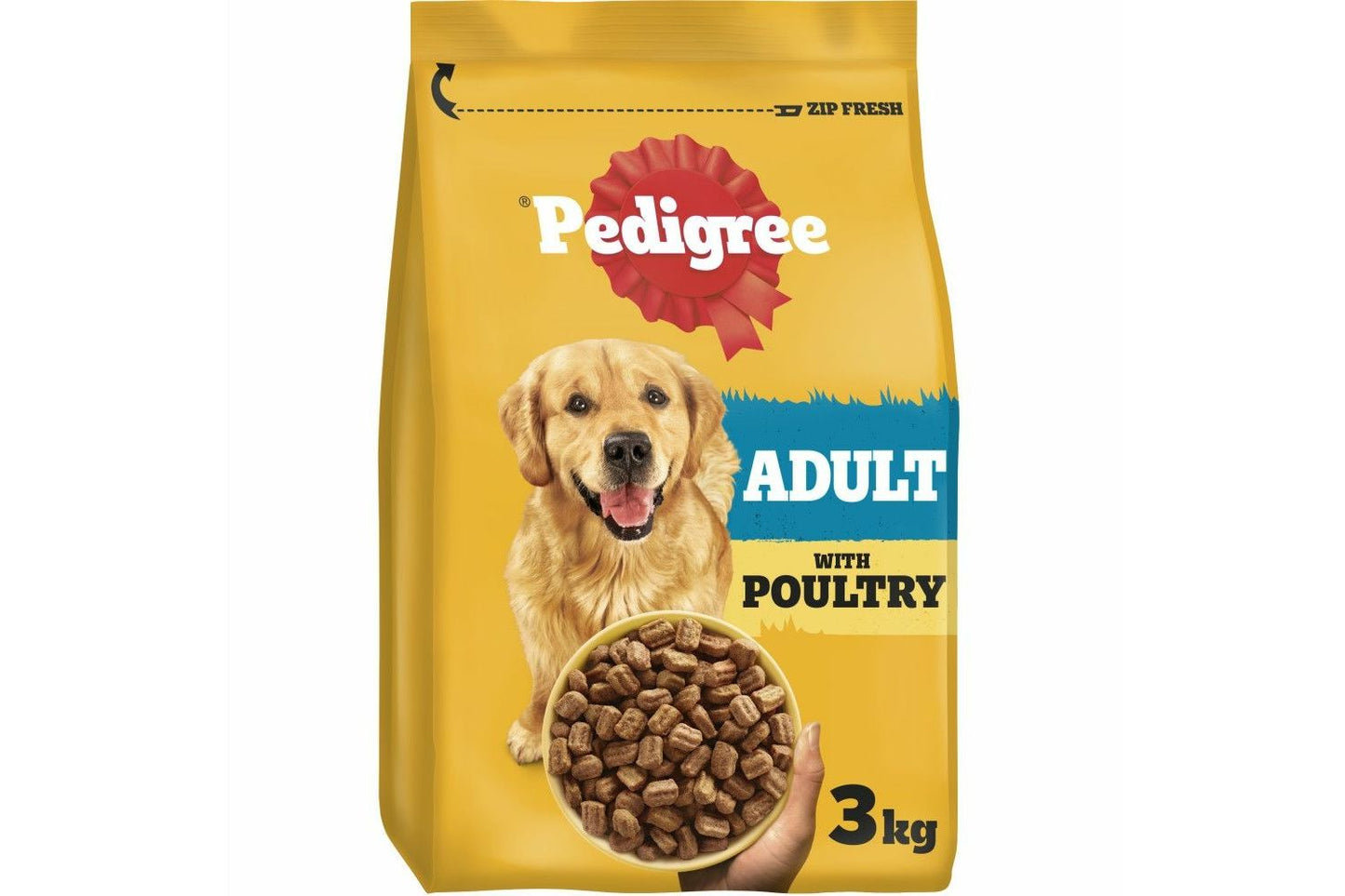 PEDIGREE COMPLETE Adult Dry Dog Food Poultry And Vegetables 3kg