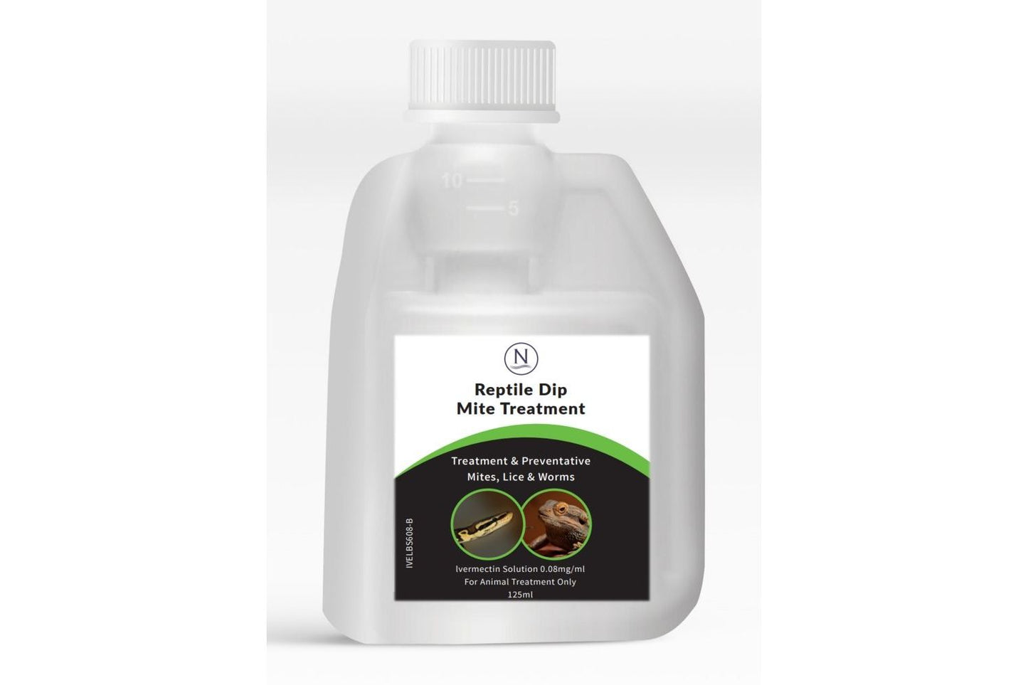 Naqua Ivermectin - Mite Treatment Anti-Parasite Reptile Dip 125ml