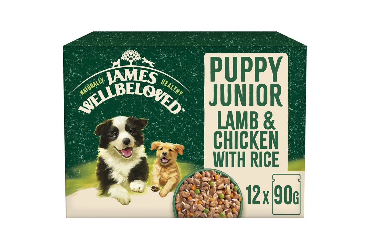 James Wellbeloved Puppy Lamb & Chicken In Gravy Pouch