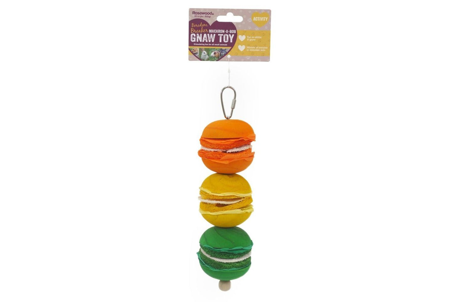 Rosewood Naturals Macaron-a-bob Gnaw Toy