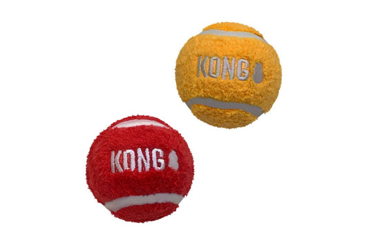 KONG Sport Softies Dog Balls 2 Pack Assorted