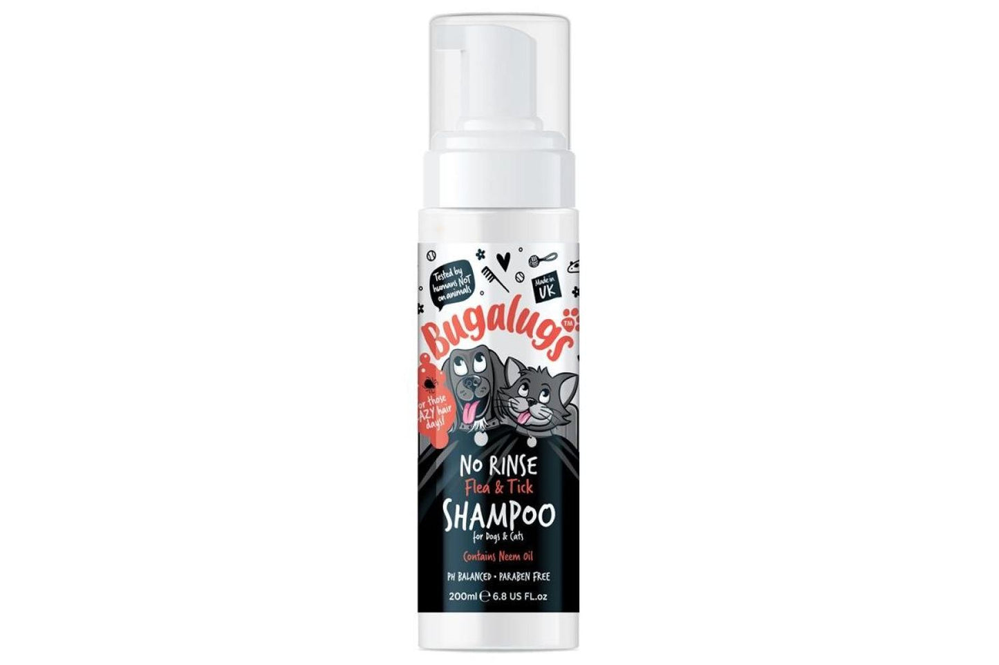 Bugalugs Flea & Tick No Rinse Shampoo