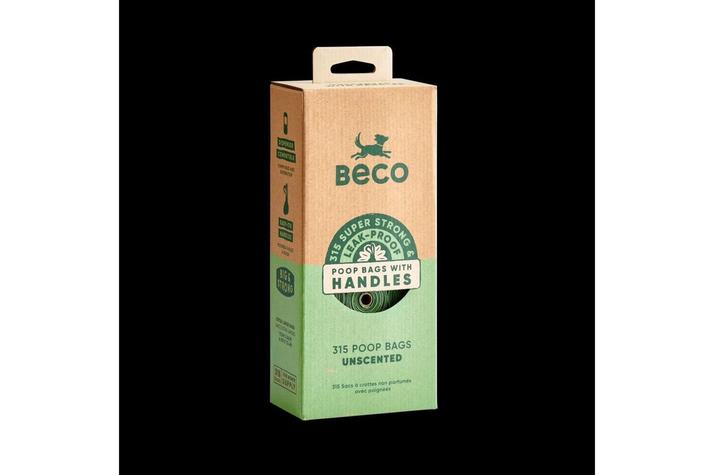 Beco Unscented Poop Bags With Handles