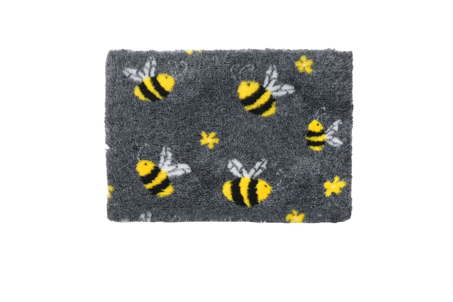 Vetbed Non Skip Charcoal & Yellow Bees