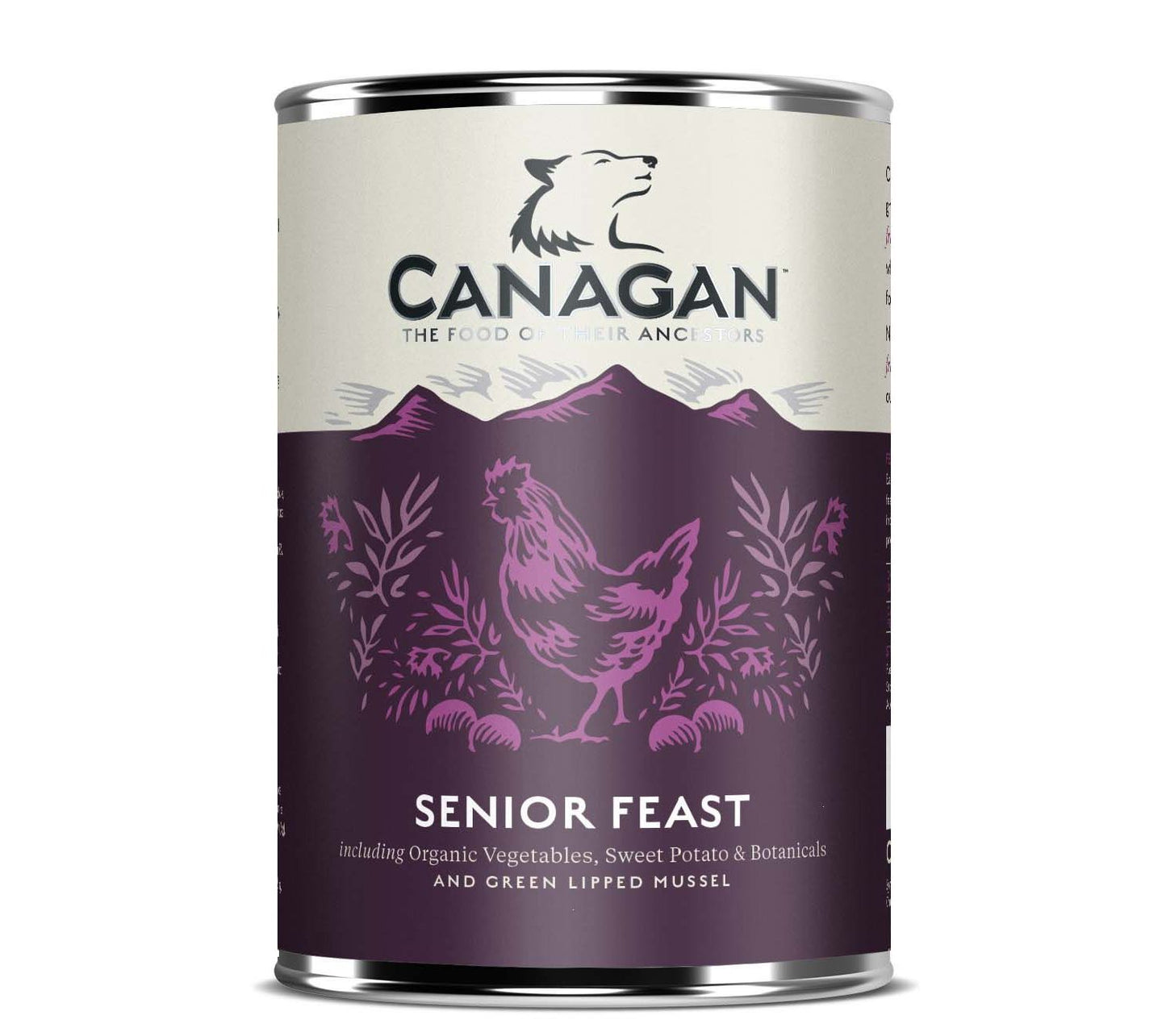 6 X 400g Canagan Senior Feast Chicken And Turkey Wet Dog Food