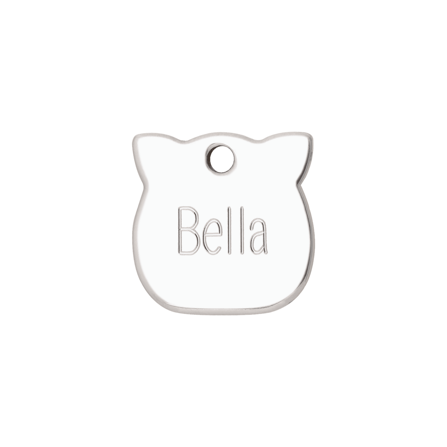 Red Dingo Stainless Steel Engraved Cat Tag Cat