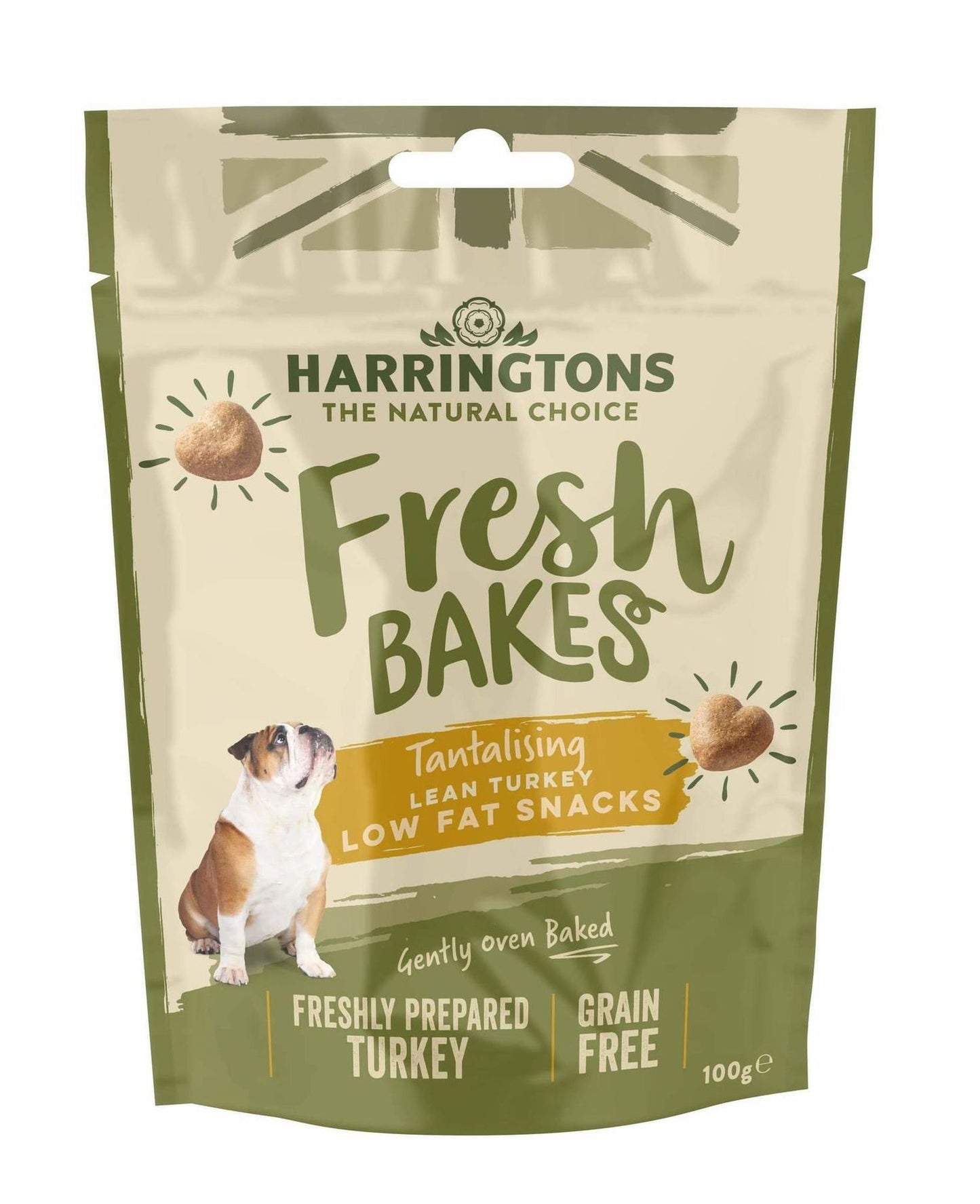 7 X 100g Harringtons Lean Turkey Low Fat Treats