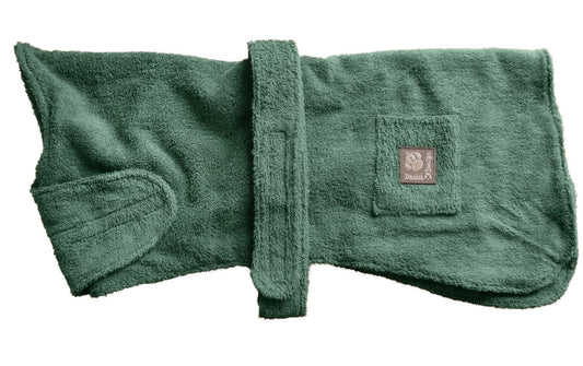 Danish Design Dog Towel Drying Coat Green