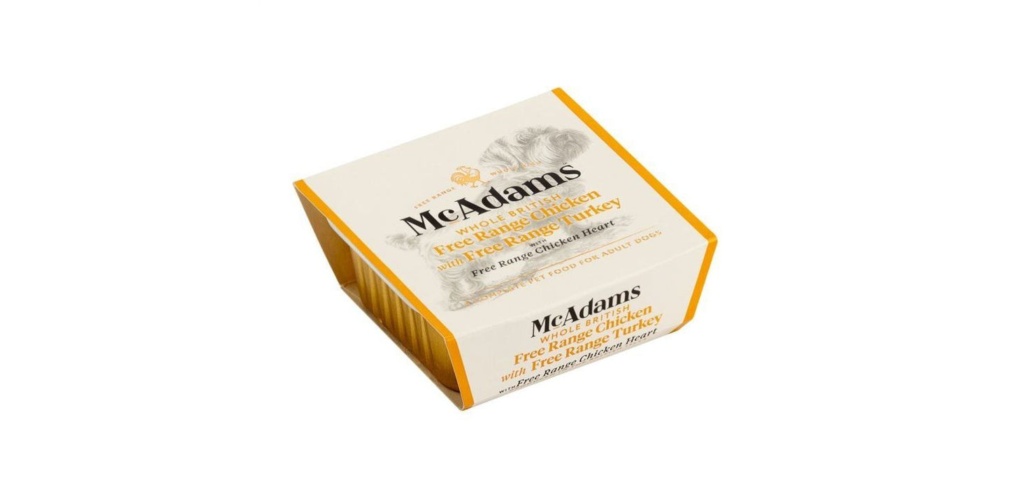 McAdams Free Range Chicken With Free Range Turkey & Chicken Heart Wet Dog Food