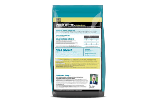 Burns Weight Control Chicken And Oats Dog Food