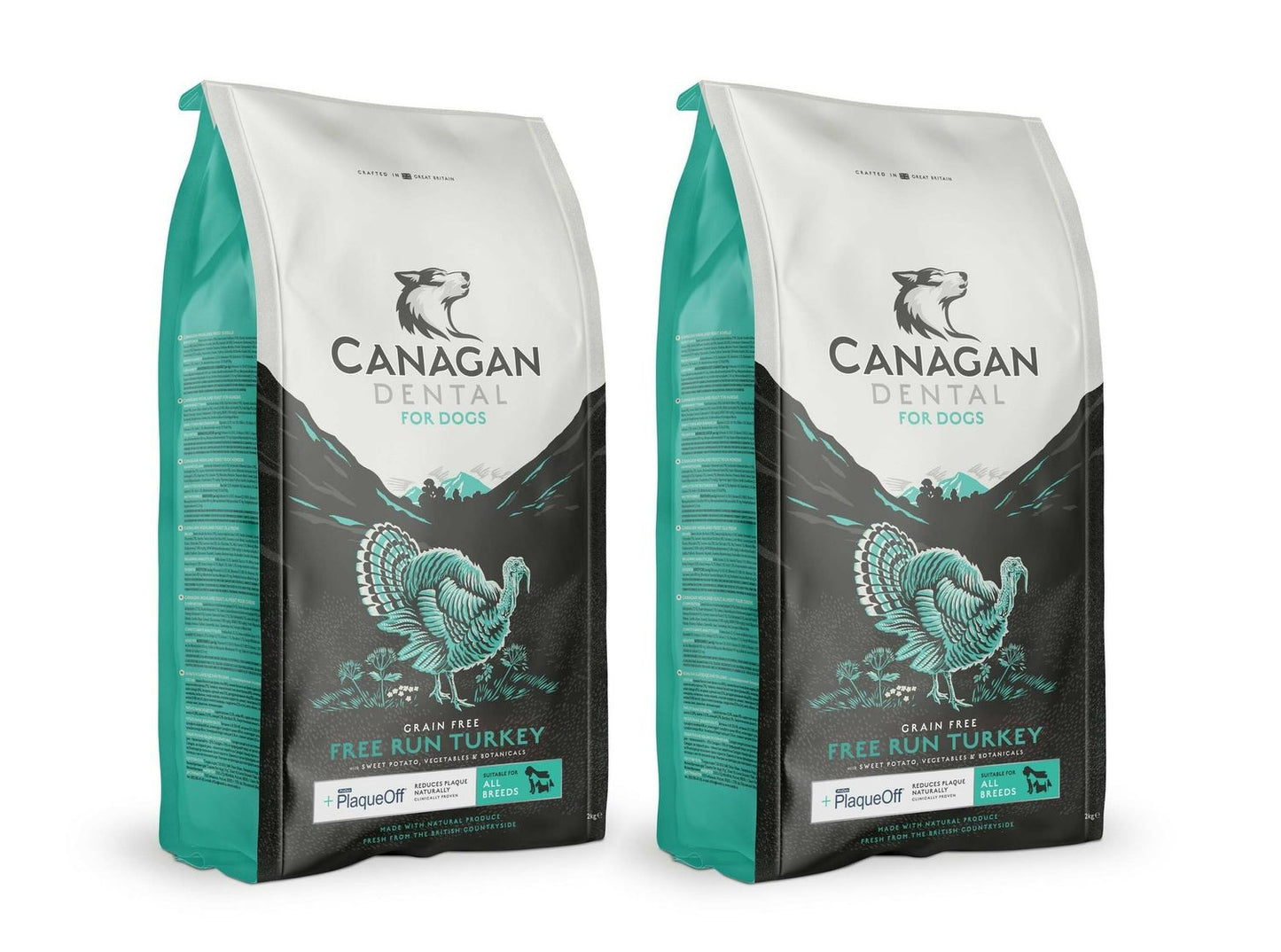 Canagan Dental Grain Free Free Run Turkey Grain Free Dry Dog Food