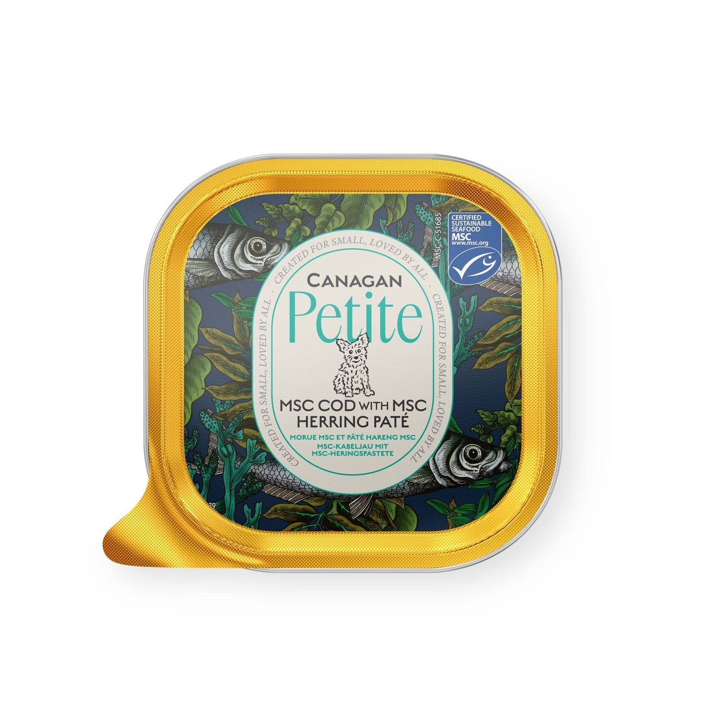 Canagan Petite MSC Cod With MSC Herring Pate For Dogs